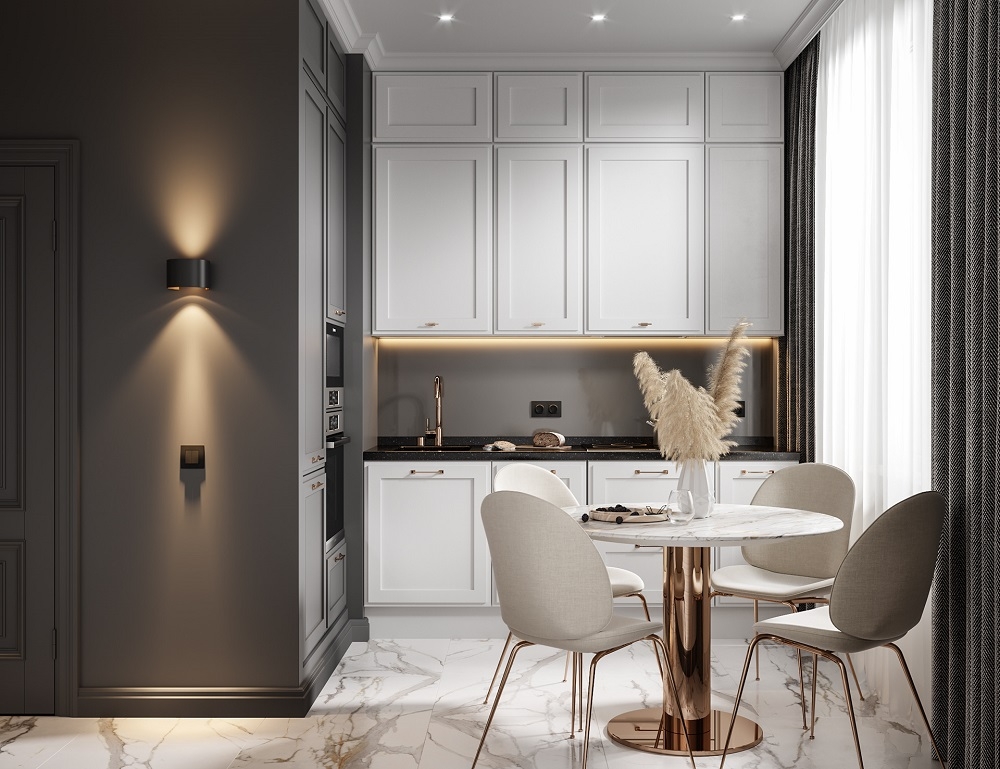 Tủ Bếp Gỗ Cao Cấp 448S