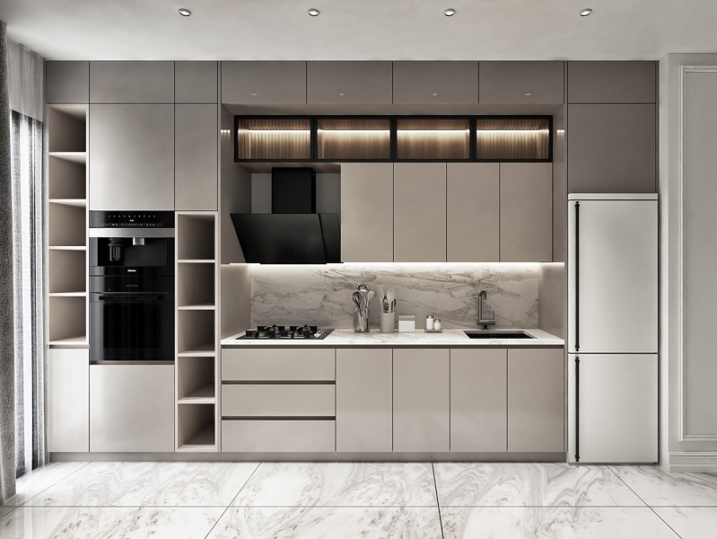 Tủ Bếp Hiện Đại Giá Rẻ 434T