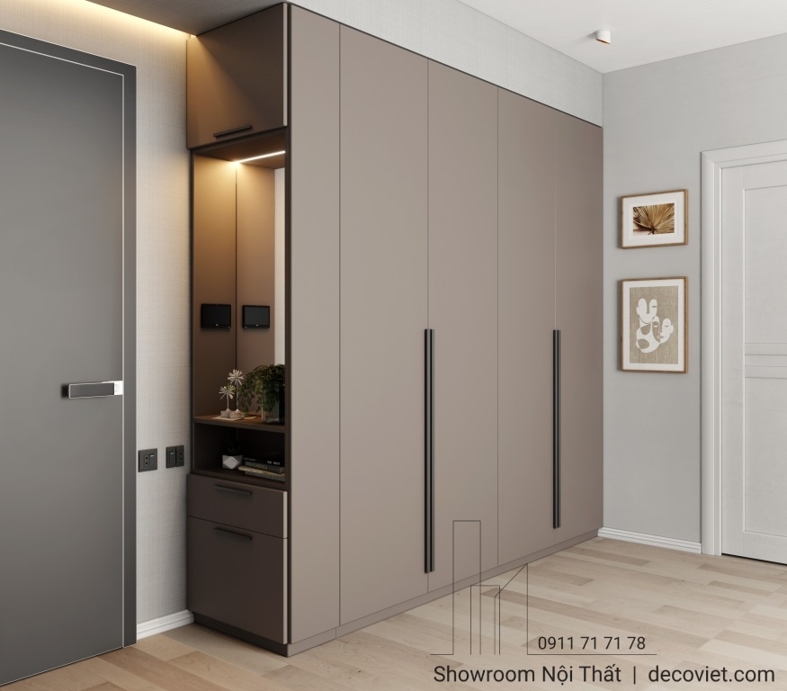 Tủ Quần Áo Gỗ 1202T