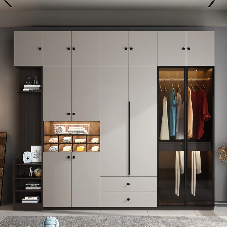Tủ Quần Áo Gỗ 1214T