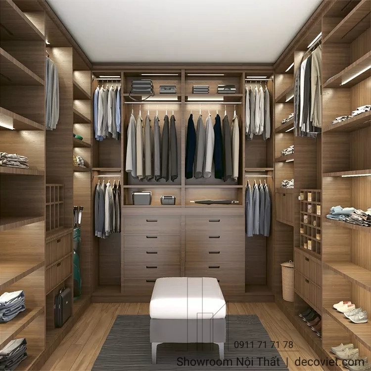Tủ Quần Áo Gỗ 1217T