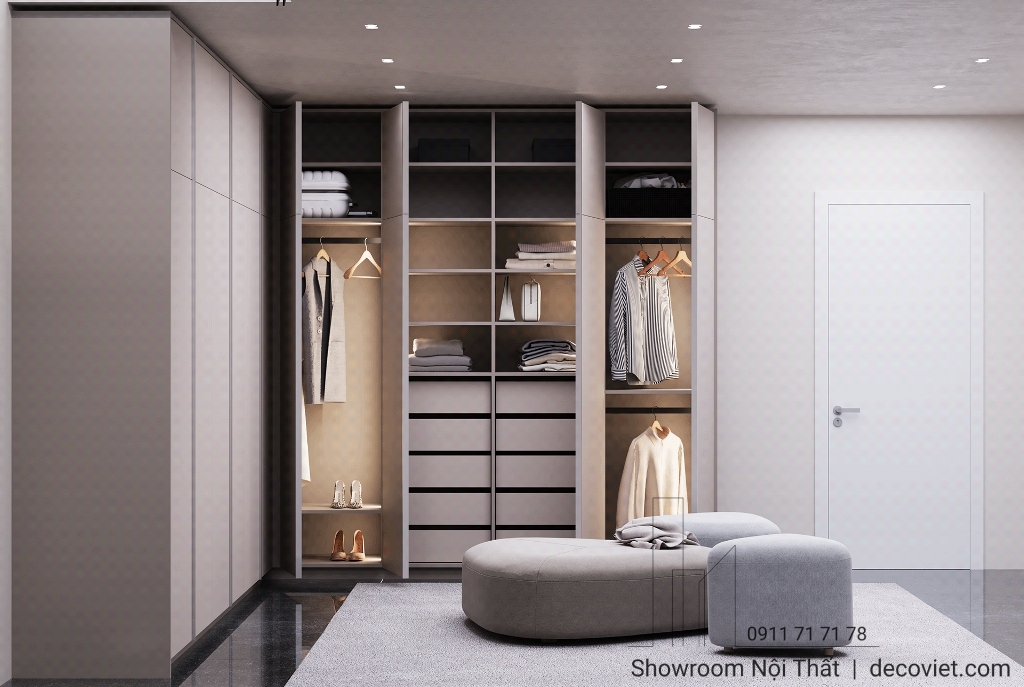 Tủ Quần Áo Gỗ 1219T