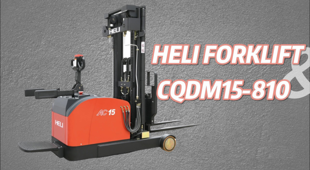Xe nâng điện đứng lái 1,5 tấn Heli CQDM15-810