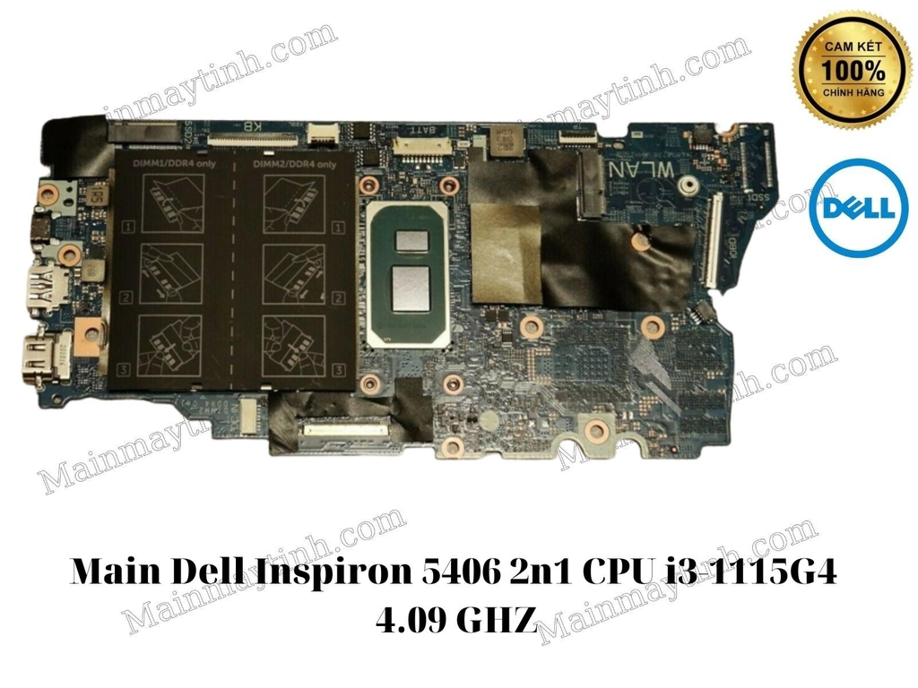 Main Dell Inspiron 5406 2n1 CPU i3-1115G4 4.09 GHZ
