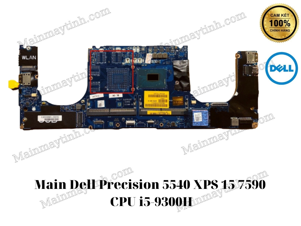 Main Dell Precision 5540 XPS 15 7590 CPU i5-9300H