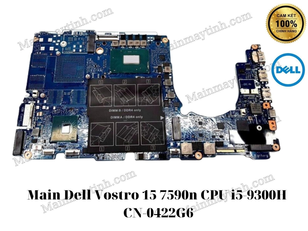 Main Dell Vostro 15 7590n CPU i5-9300H CN-0422G6