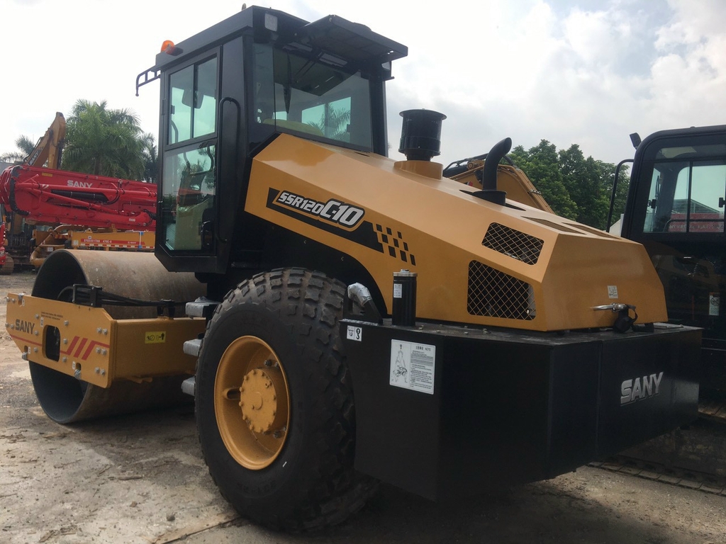 XE LU RUNG 1 BÁNH THÉP SANY SSR120-C10 CÔNG TY TNHH MÁY MÓC FULI VIỆT NAM