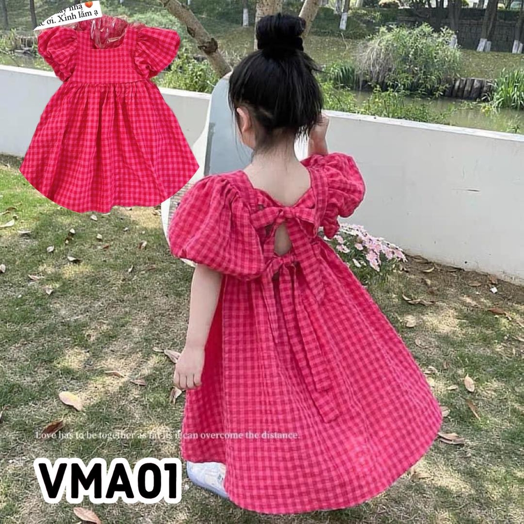 Váy maxi hoa hồng bé gái | Shopee Việt Nam