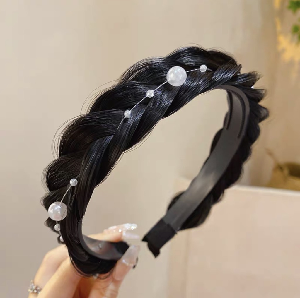 Băng đô nam nữ dệt kim bản to headband kpop