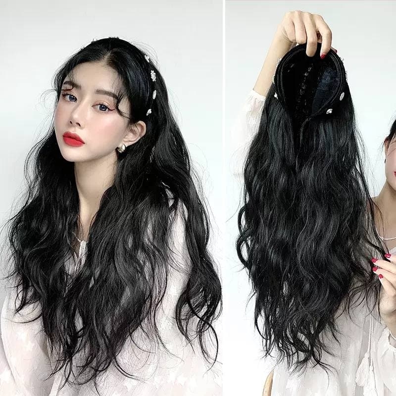 Tóc giả xoăn xù mì ngang vai cực đáng yêu  1 Tóc Giả Đẹp từ tóc thật tại  Hà Nội  Dream Hair