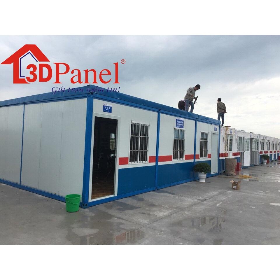 Container lắp ghép panel 3D mẫu 02 Nhà Điều Hành Công Trường - Nhà ...