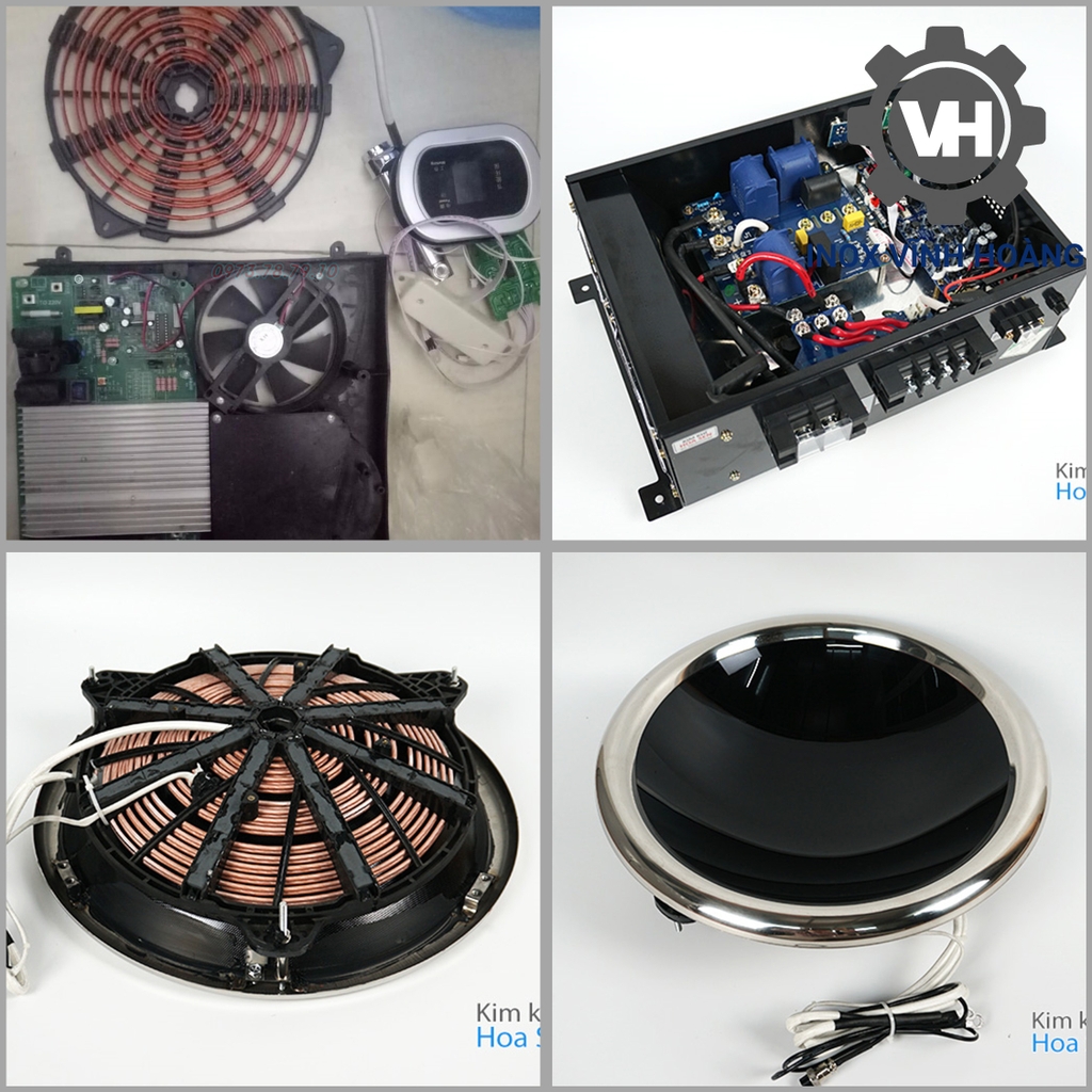 Các phụ kiện điển hình trên bếp điện công nghiệp nhà hàng
