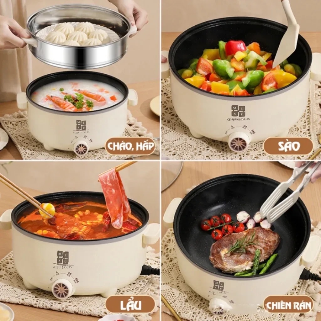 NỒI LẨU ĐIỆN MITSU 28CM XỊN (20)