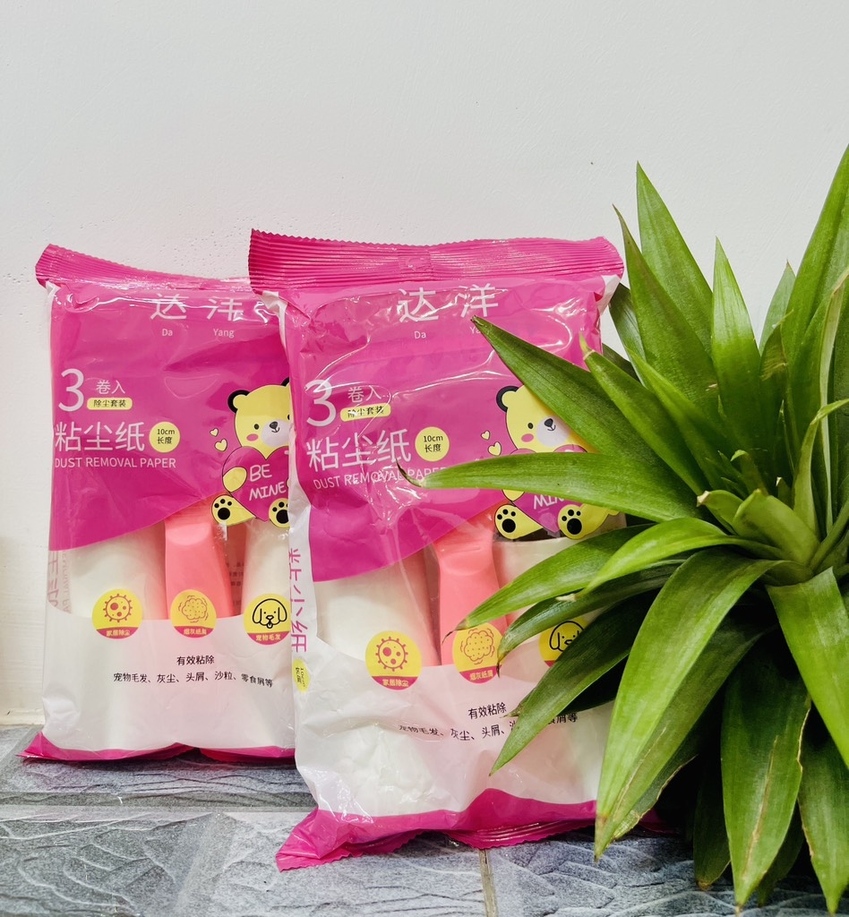 Combo Cây Lăn Bụi Kèm 2 Lõi Thay Mẫu 10cm (2)