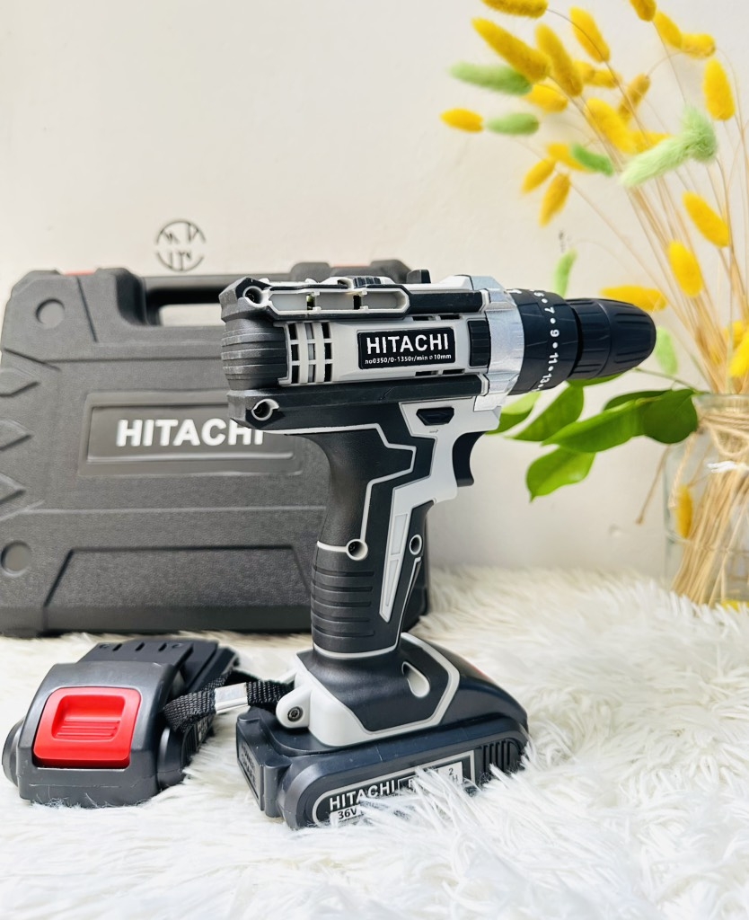BỘ MÁY KHOAN BẮN VÍT 2 PIN HITACHI 36V (40)