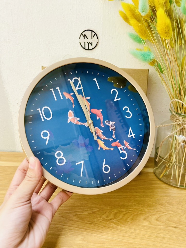 Đồng Hồ Treo Tường KIM TRÔI NHIỀU HÌNH Size 20cm (5)