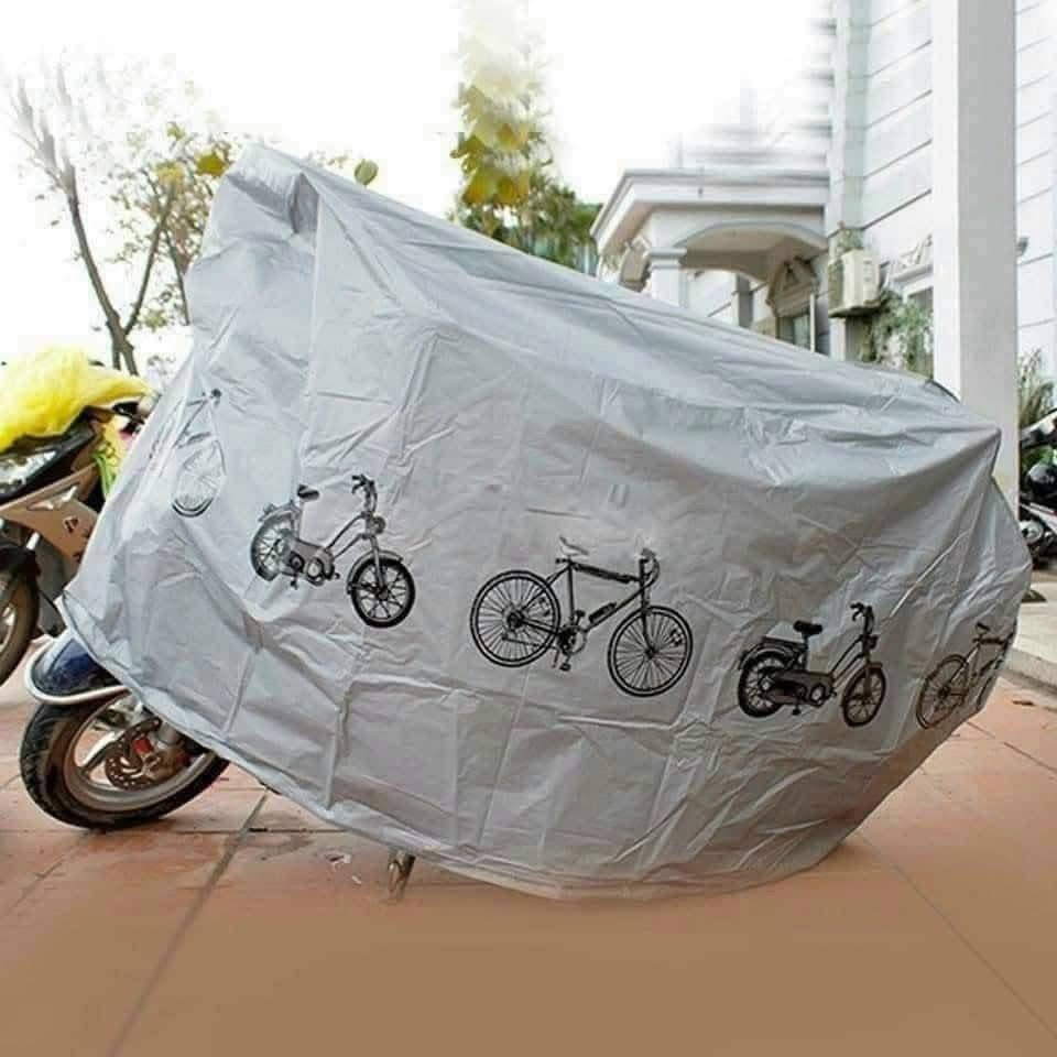 Bạt Trùm Xe Máy Hoa Văn 210x100cm (2)