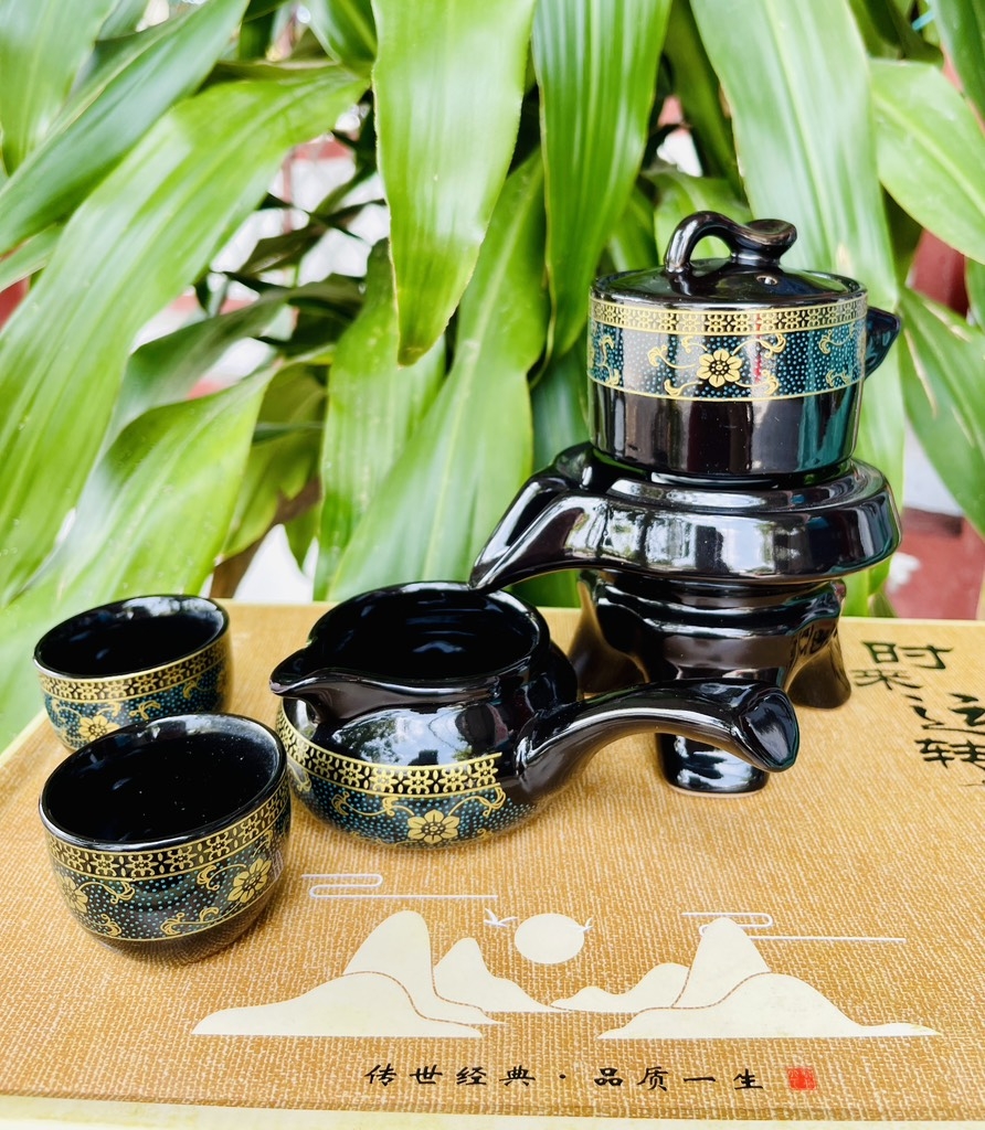 BỘ ẤM TRÀ CỐI XAY ĐẠI GIA FULL HỘP XỊN (14) '