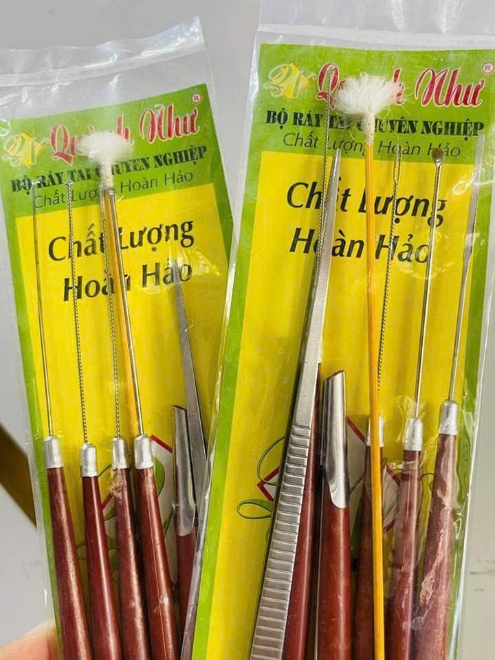Dụng Cụ Lấy Ráy Tai Thân Gỗ 7 Món (2)