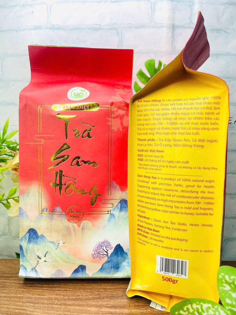 TRÀ SÂM HỒNG THƯỢNG HẠNG 300g CHÍNH HÃNG