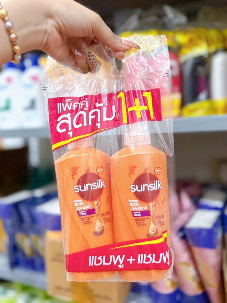 CẶP 2 CHAI DẦU GỘI SUNSILK THAILAND (15)