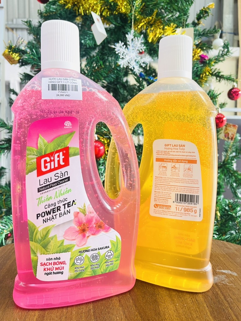NƯỚC LAU SÀN CHÍNH HÃNG GIFT 1 LÍT CÔNG NGHỆ NHẬT BẢN CỰC THƠM (2)
