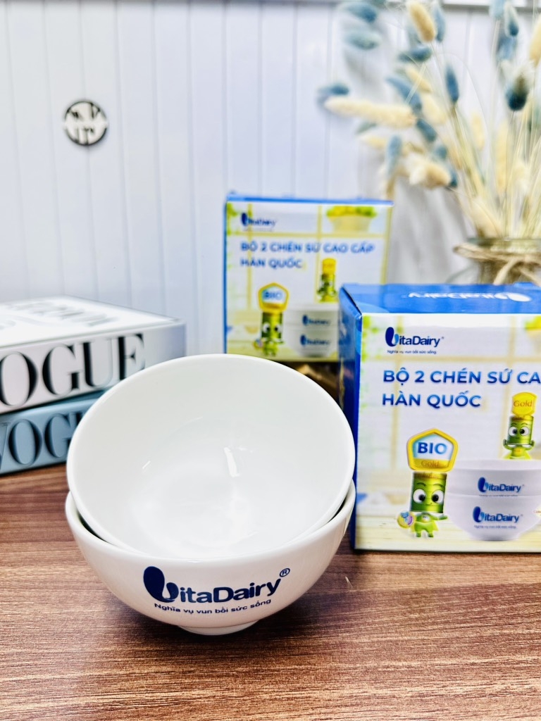 BỘ 2 CHÉN SỨ CAO CẤP VITA DAIRY