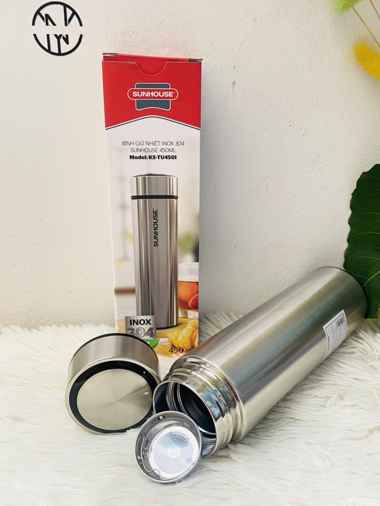 Bình Giữ Nhiệt Sunhouse Inox 304 Xịn 450ml (8) '
