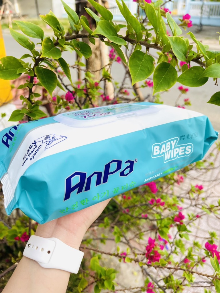 KHĂN ƯỚT ANPA CAO CẤP 850g ( 700g GIẤY) CHÍNH HÃNG KHÔNG MÙI AN TOÀN CHO BÉ (2)