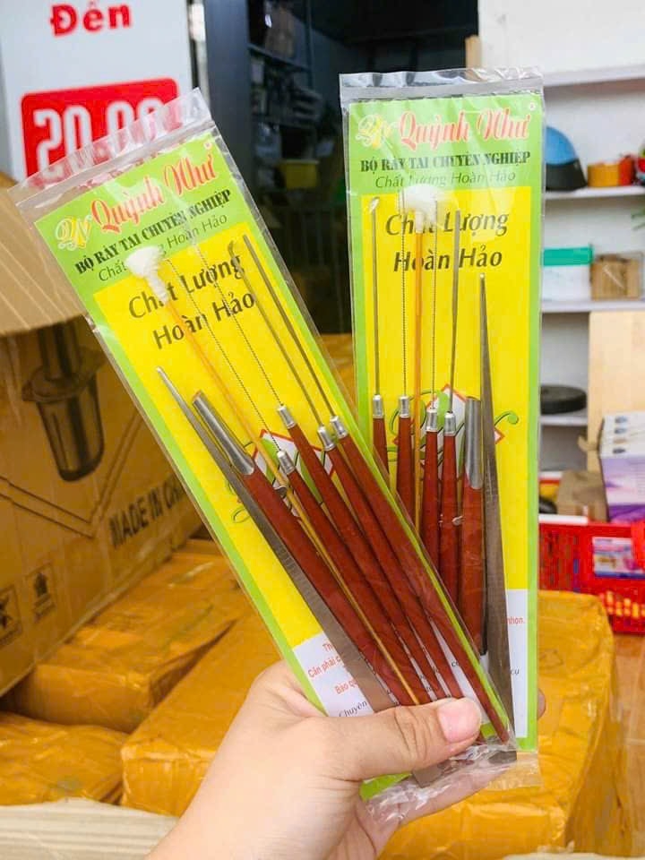 Dụng Cụ Lấy Ráy Tai Thân Gỗ 7 Món (2)