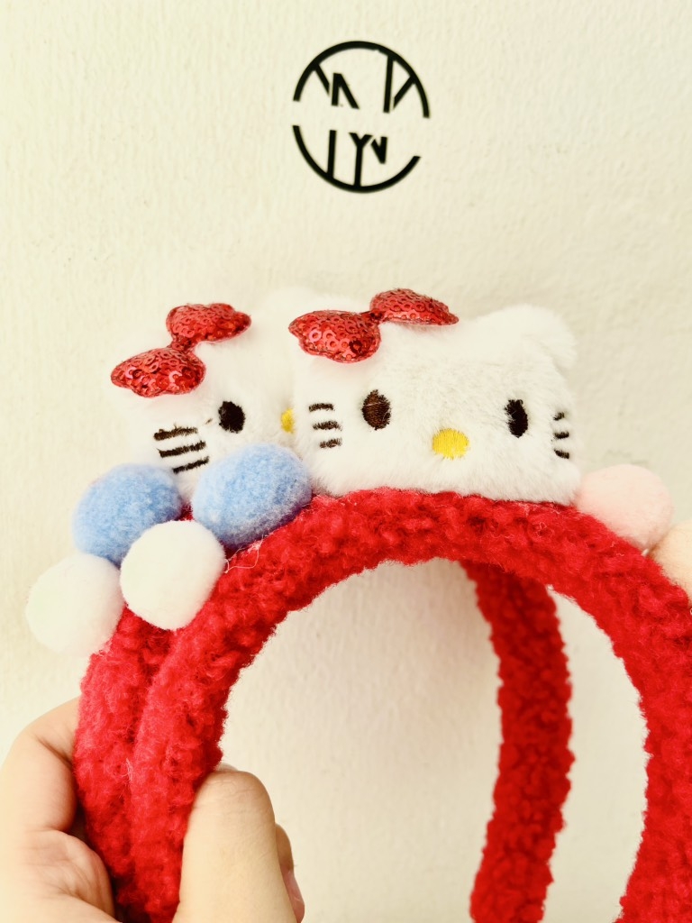 CÀI BỜM TÓC KITY ĐỎ CỤC BÔNG (3)