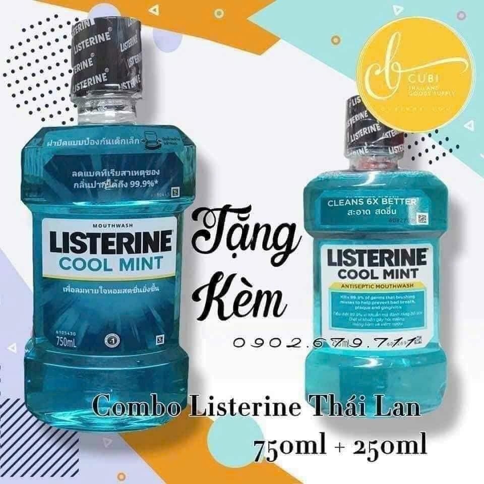 NƯỚC XÚC MIỆNG LISTERINE 1 TẶNG 1 HÀNG THAILAND (7)