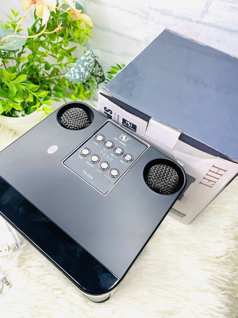 LOA KARAOKE BLUETOOH YS223 TẶNG KÈM 2 MICRO KHÔNG DÂY CỰC HAY (50)