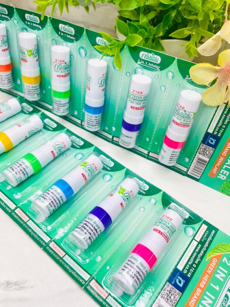 ỐNG DẦU HÍT THÁI XANH (2) (Hộp 60 ống)