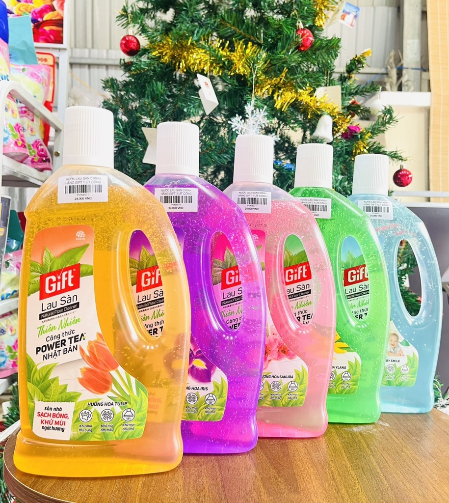 NƯỚC LAU SÀN CHÍNH HÃNG GIFT 1 LÍT CÔNG NGHỆ NHẬT BẢN CỰC THƠM (2)