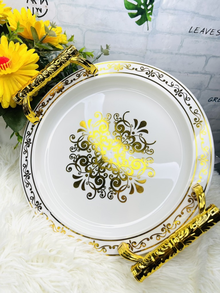 DĨA ĐỂ THỰC PHẨM 30cm DECOR PHONG CÁCH CHÂU ÂU SANG TRỌNG (3)