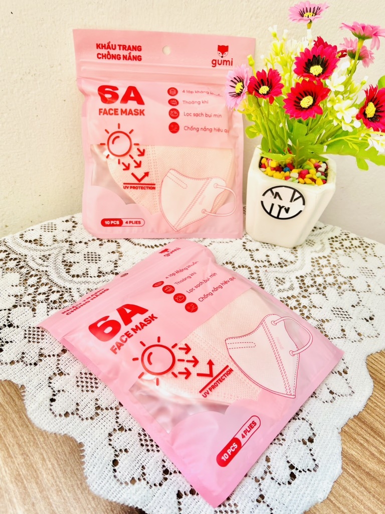 SET 10 KHẨU TRANG 6A CHÍNH HÃNG GUMI