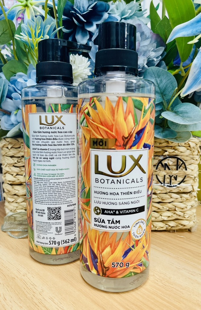 SỮA TẮM LUX HOA THIÊN ĐIỂU 570g