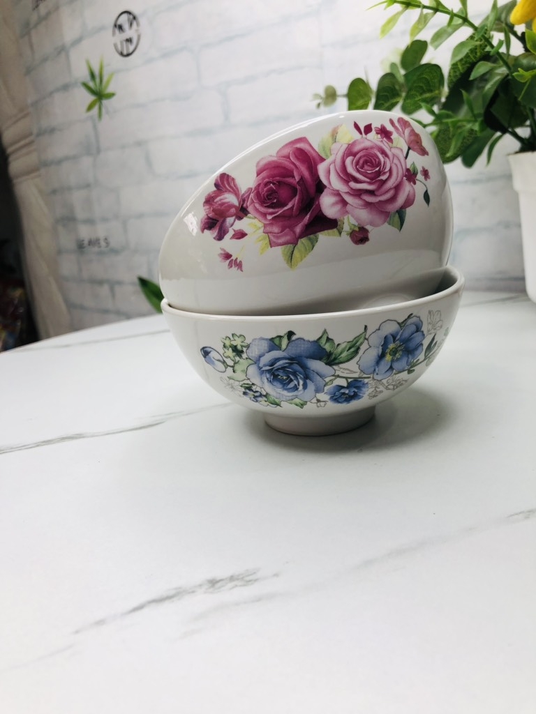 CHÉN SỨ ĂN CƠM HOA VĂN ( 10 TẶNG 2)