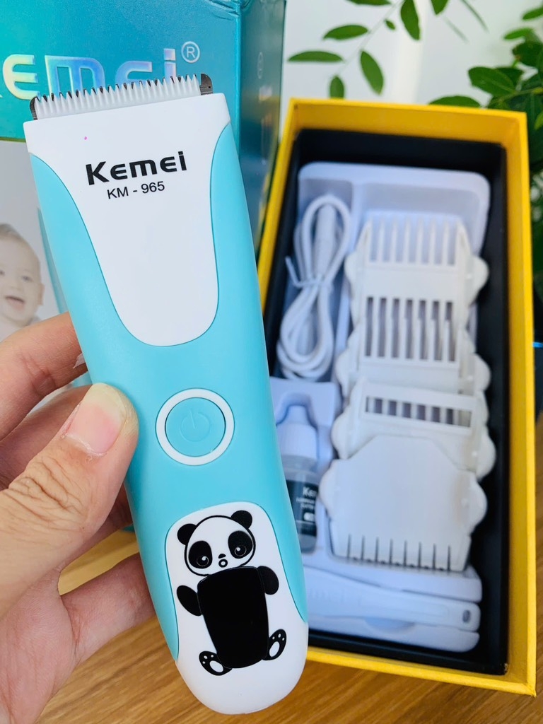 Tông Đơ Cắt Tóc Cho Bé Kemei CHÍNH HÃNG 965 (2)