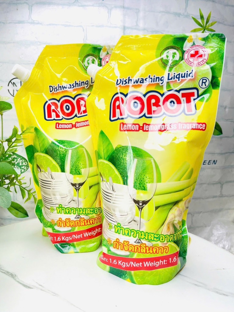 TÚI NƯỚC RỬA CHÉN ROBOT LỚN 1.6kg LOẠI 1 CHÍNH HÃNG (2)