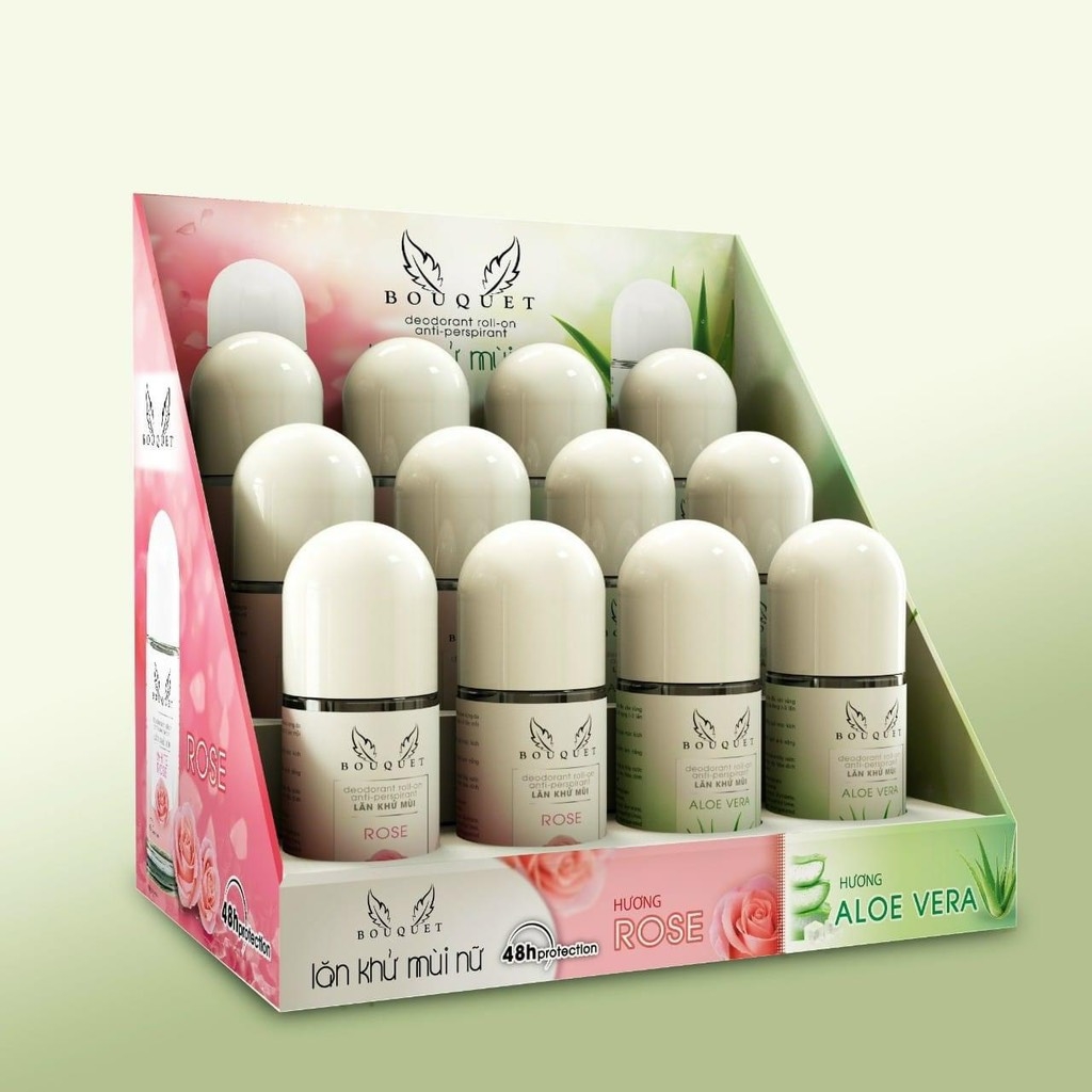 Lăn Nách Khử Mùi Trắng Da Cho Nữ Chính Hãng BouQuet 5)
