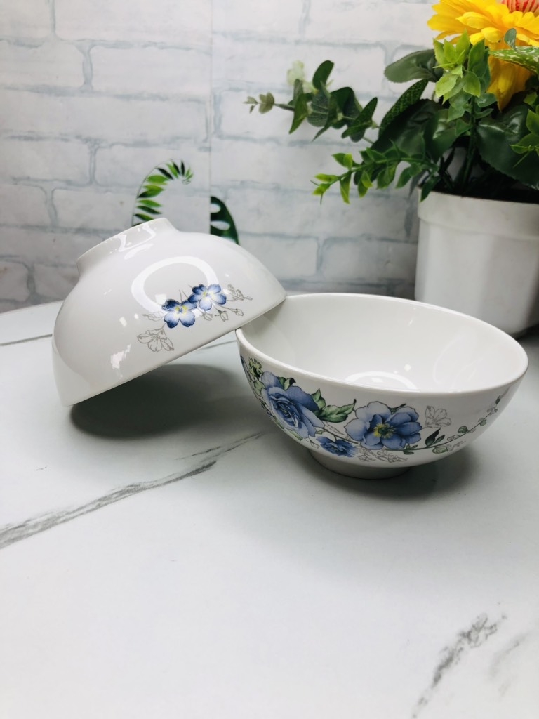 CHÉN SỨ ĂN CƠM HOA VĂN ( 10 TẶNG 2)