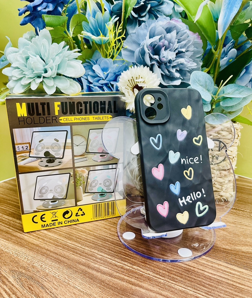 GIÁ ĐỠ ĐIỆN THOẠI CHÂN MÈO TRONG SUỐT XOAY ĐƯỢC (5)