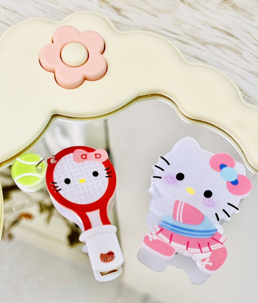 SET 2 KẸP TÓC KITTY THỂ THAO (2)