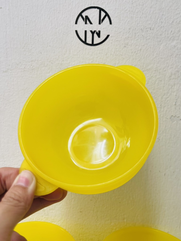 CHÉN NHỰA VÀNG NHÁM LOẠI CỨNG (1)