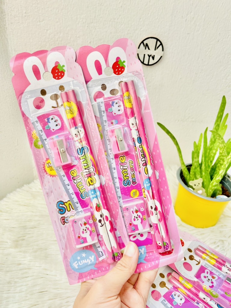 BỘ DỤNG CỤ HỌC TẬP 5 MÓN CHO BÉ (1)