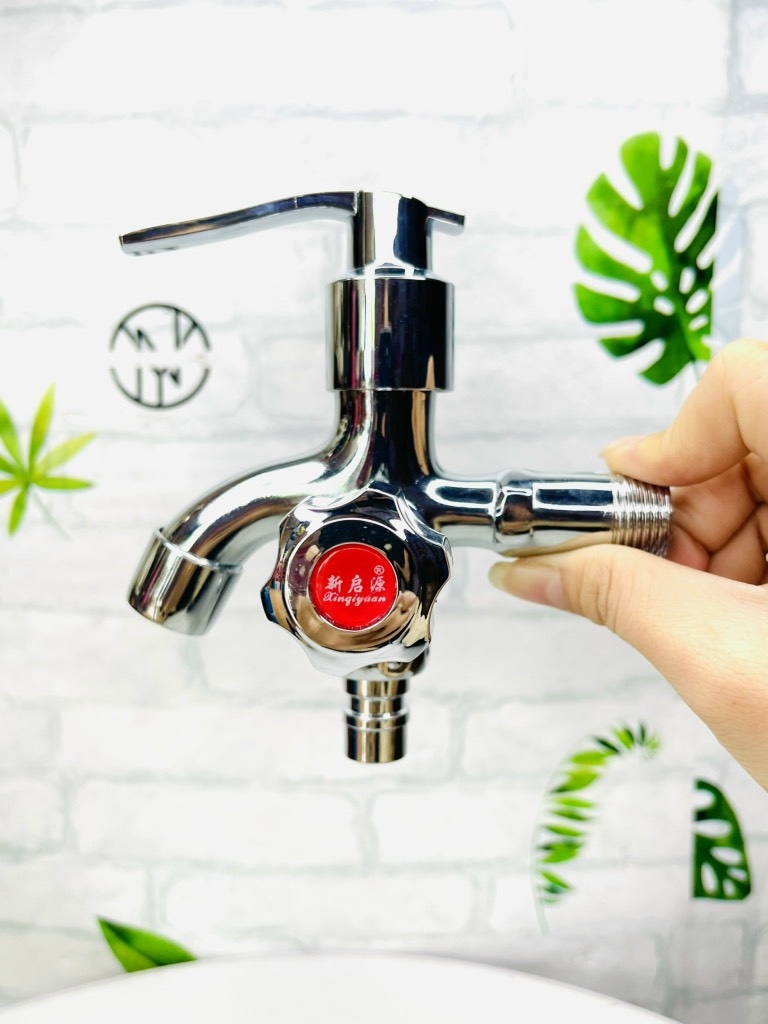 VAN KHOÁ NƯỚC CỦ LẠC CHIA 2 ĐẦU RA INOX XỊN (6)