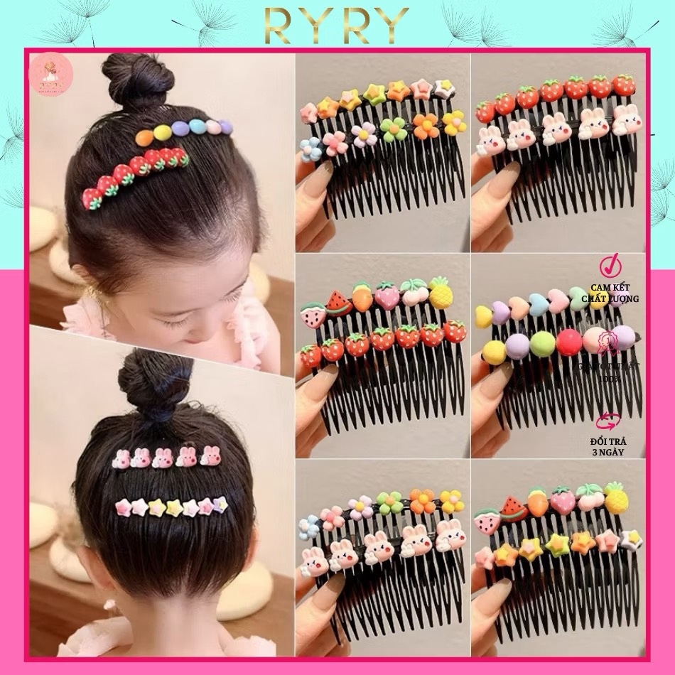 CÂY XƯỚC CÀI TÓC ĐÍNH CHARM CHO BÉ (1)