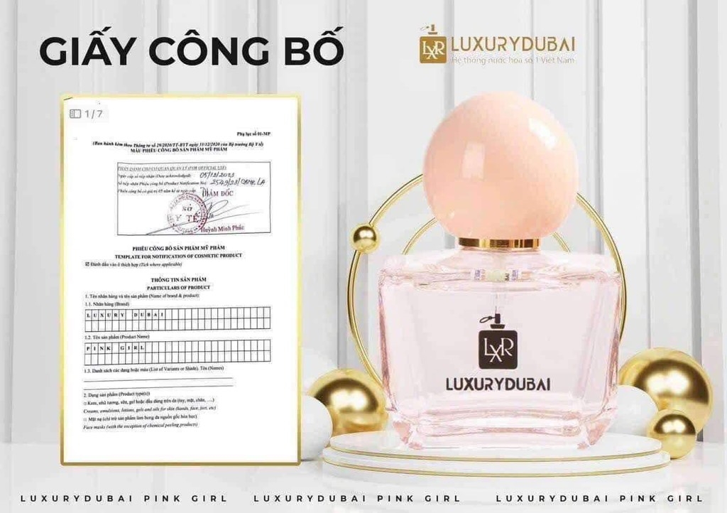 NƯỚC HOA LUXURY DUBAI SIÊU HOT, (15) (tách rời 1chai) '